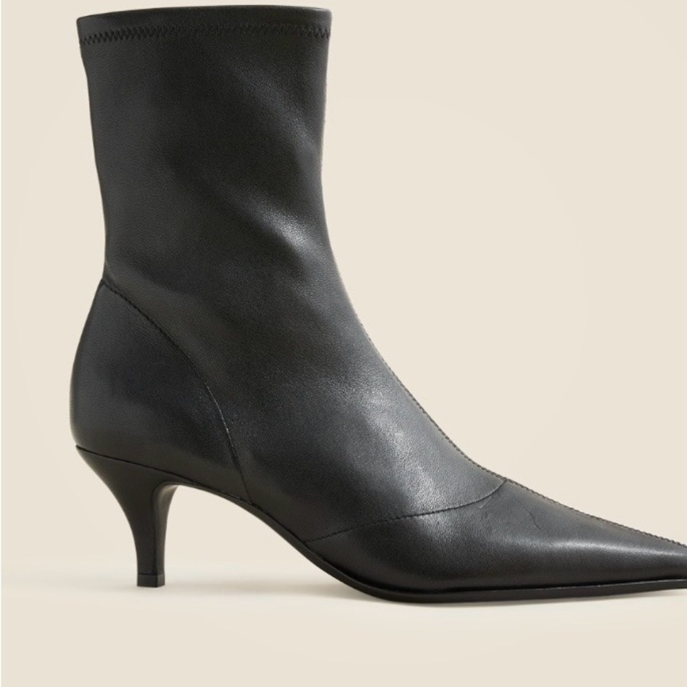 J. Crew Sleek Black Heeled Boots
Brand new never worn in box